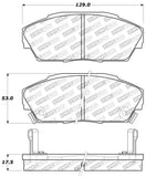 StopTech Performance 90-93 Acura Integra / 90-93 Honda Civic Sedan / 90-91 Prelude Front Brake Pads