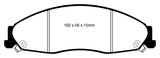 EBC 05-08 Pontiac Grand Prix 5.3 Redstuff Front Brake Pads