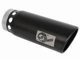 aFe MACHForce XP Cat-Back SS-304 5in Intercooled Exh Tip 5in In x 6in Outx16inL Bolt-On Right Blk