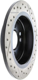 StopTech 07-09 Mini Cooper/Cooper S Slotted & Drilled Right Rear Rotor