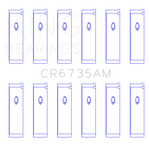 King Engine Bearings Mitsubishi 6G74 3000GT/Dodge Stealth (Size STD) Performance Rod Bearing Set