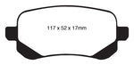 EBC 08-11 Chrysler Town & Country 3.3 Ultimax2 Rear Brake Pads