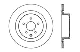 StopTech Nissan 370z / Infiniti G37 SportStop Drilled Rear Left Rotor