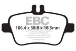 EBC 13+ Mercedes-Benz CLA250 2.0 Turbo Ultimax2 Rear Brake Pads