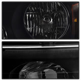 xTune Ford F150 04-08 Amber Crystal Headlights Black Smoked HD-JH-FF15004-AM-BSM