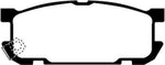 EBC 01-03 Mazda Miata MX5 1.8 (Sports Suspension) Ultimax2 Rear Brake Pads