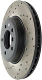 StopTech 01-06 BMW 330 Drilled Right Front Rotor