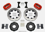 Wilwood Forged Dynalite Front Hat Kit 12.19in Drilled Red 2002 Mitsubishi Lancer