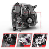 ANZO 2007-2014 GMC Yukon Projector Headlights w/ Halo Chrome (CCFL)
