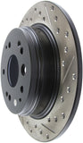 StopTech 04-08 Acura TL / 03-09 Honda Element Slotted & Drilled Left Rear Rotor