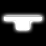ORACLE Lighting Universal Illuminated LED Letter Badges - Matte Wht Surface Finish - T