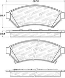 StopTech Street Select Brake Pads