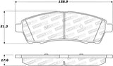 StopTech Street Brake Pads