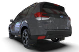Rally Armor 22-24 Subaru Forester &amp; Wilderness Black UR Mud Flap w/Wild Orange Logo