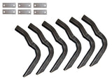 Lund 05-12 Dodge Dakota Quad Cab EZ Running Board Mounting Bracket Kit - Brite