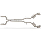 Kooks 2016+ Chevrolet Camaro SS LT1 6.2L 3in Exhaust w/3in GREEN Catted Pipe 4in Pol Slash Quad Tips