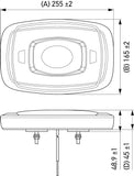 Hella L/Bar Mini 10In Led (Mv Fxd Amber)