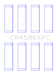 King Engine Bearings Mitsubishi 4B11T (Size .026) Coated Performance Rod Bearing Set