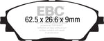 EBC 14+ Mazda 3 2.0 (Japan Build) Ultimax2 Front Brake Pads