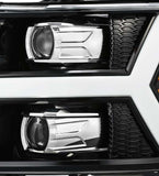 AlphaRex 07-13 Chevy 1500HD PRO-Series Proj Headlight Plank Style Gloss Blk w/Activ Light/Seq Signal