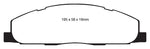 EBC 09-11 Dodge Ram 2500 Pick-up 5.7 2WD/4WD Ultimax2 Rear Brake Pads