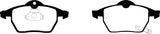 EBC 99-02 Saab 9-3 2.0 Turbo Yellowstuff Front Brake Pads