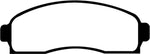 EBC 03-06 Chevrolet Equinox 3.4 Ultimax2 Front Brake Pads