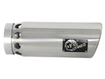 aFe MACHForce XP Cat-Back SS-304 5in Intercooled Exh Tip 5in In x 6in Outx16inL Bolt-On Right (Pol)