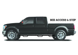 N-Fab Nerf Step 01-06 Chevy-GMC 2500/3500 Crew Cab 6.5ft Bed - Tex. Black - Bed Access - 3in