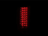 ANZO 2007-2013 Chevrolet Silverado 1500 LED Taillights Red/Clear