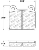 StopTech Performance 75-95 Alfa Romeo 2000 Spider/Graduate/Veloce Front Brake Pads