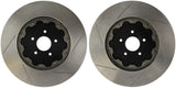 StopTech 09-11 Nissan GT-R Front Slotted Bare Iron 380x34mm AeroRotor Kit Pair