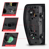 ANZO 19-23 GMC Sierra 1500/2500HD/3500HD Black Replacement Full LED Bar Tail Light