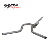 Diamond Eye KIT 4in Catback MFLR RPLCMENT PIPE DUAL SS: 2006-2007.5 CHEVY/GMC 6.6L 2500/3500