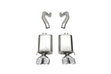 Corsa 06-13 Chevy Corvette C6 Z06 7.0L / 09-13 ZR1 6.2L Polished Axle-Back Exhaust w/4.5in Twin Tips