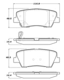 StopTech Sport Brake Pads w/Shims and Hardware
