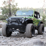 Westin 18-19 Jeep Wrangler JL WJ2 Stubby Front Bumper - Textured Black