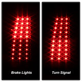 xTune Chevy Silverado 1500/2500/3500 99-02 LED Tail Lights Black ALT-ON-CS99-LED-BK