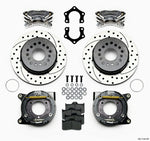 Wilwood Forged Dynalite P/S P-B Kit Drilled Polished Mopar/Dana 2.36in Off w/Snap Ring Brng