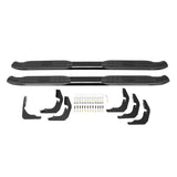 Westin 2007-2013 Chevy Silverado 1500 Crew Cab PRO TRAXX 4 Oval Nerf Step Bars - Black