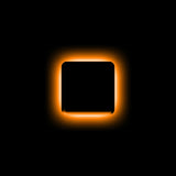 ORACLE Lighting Universal Illuminated LED Letter Badges - Matte Blk Surface Finish - I