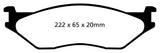 EBC 02-05 Ford Econoline E550 Yellowstuff Front Brake Pads