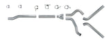 Diamond Eye KIT 4in Catback MFLR RPLCMENT PIPE DUAL SS: 03-07 FORD 6.0L F250/F350