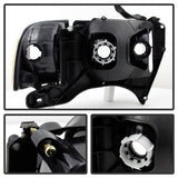 xTune Dodge Ram Sport Model Only 1999-2002 OEM Headlights Black HD-JH-DR99-SP-BK