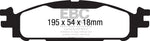 EBC 11+ Ford Explorer 2.0 Turbo 2WD Ultimax2 Front Brake Pads