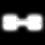 ORACLE Lighting Universal Illuminated LED Letter Badges - Matte Wht Surface Finish - X