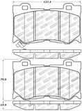 StopTech Performance 09-13 Infiniti FX35/FX37/FX45/FX50/08-13 G37 / 09-12 370Z Front Brake Pads