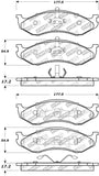 StopTech Street Select Brake Pads - Front/Rear