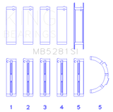 King Engine Bearings Ford 281CI 4.6L V8 (Size STD) Main Bearing Set