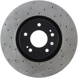 StopTech 03-06 Mitsubishi Lancer Evo AWD Drilled Right Front Rotor